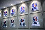 合作伙伴国际篮联Logo墙 - FIBA标志
